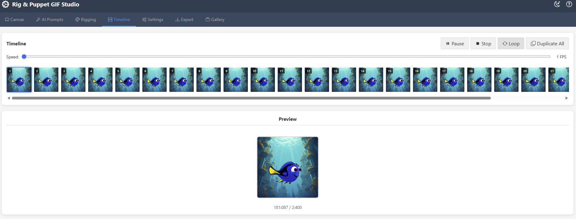 Puppet GIF Studio Preview 2
